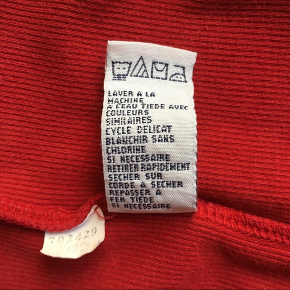 Vintage 1999 Tommy Hilfiger Thermal Shirt Red Card - Picture 13 of 14